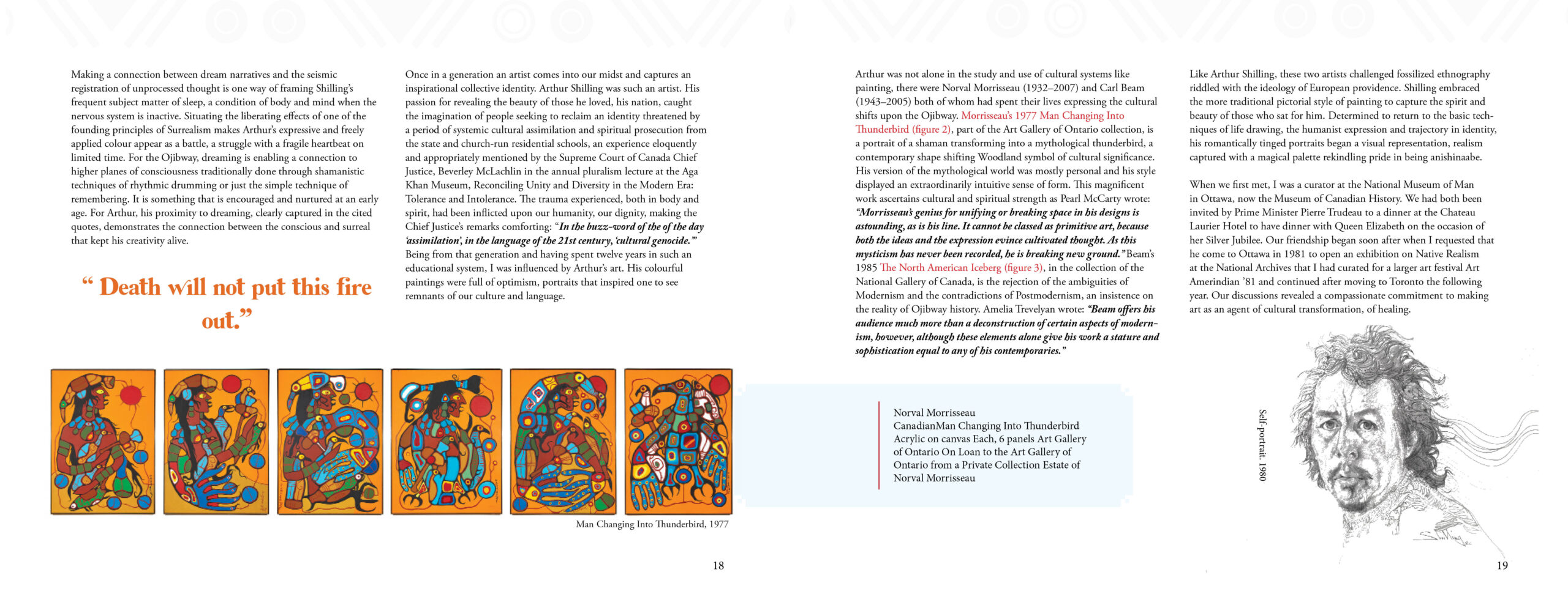 Exhibition catalogue spread 3