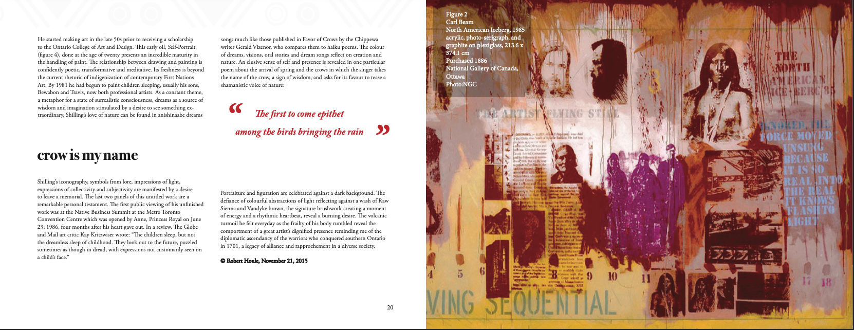 Exhibition catalogue spread 4