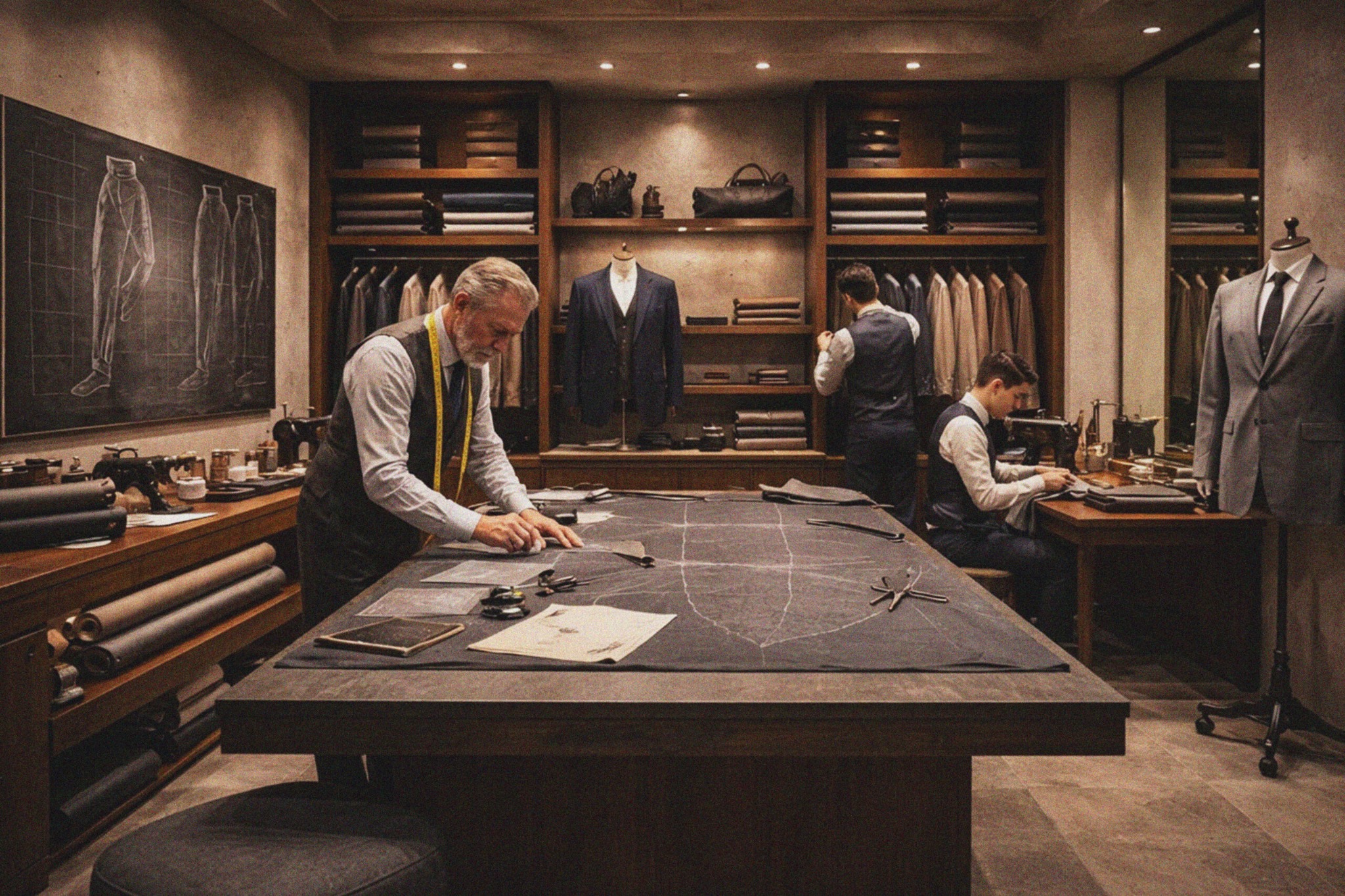 SUMA tailoring workshop interior