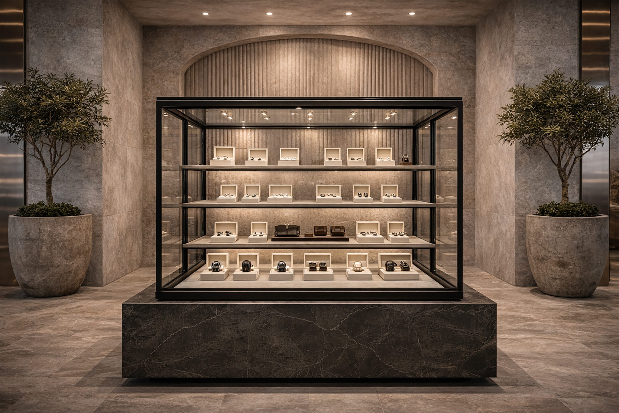 SUMA jewelry display interior