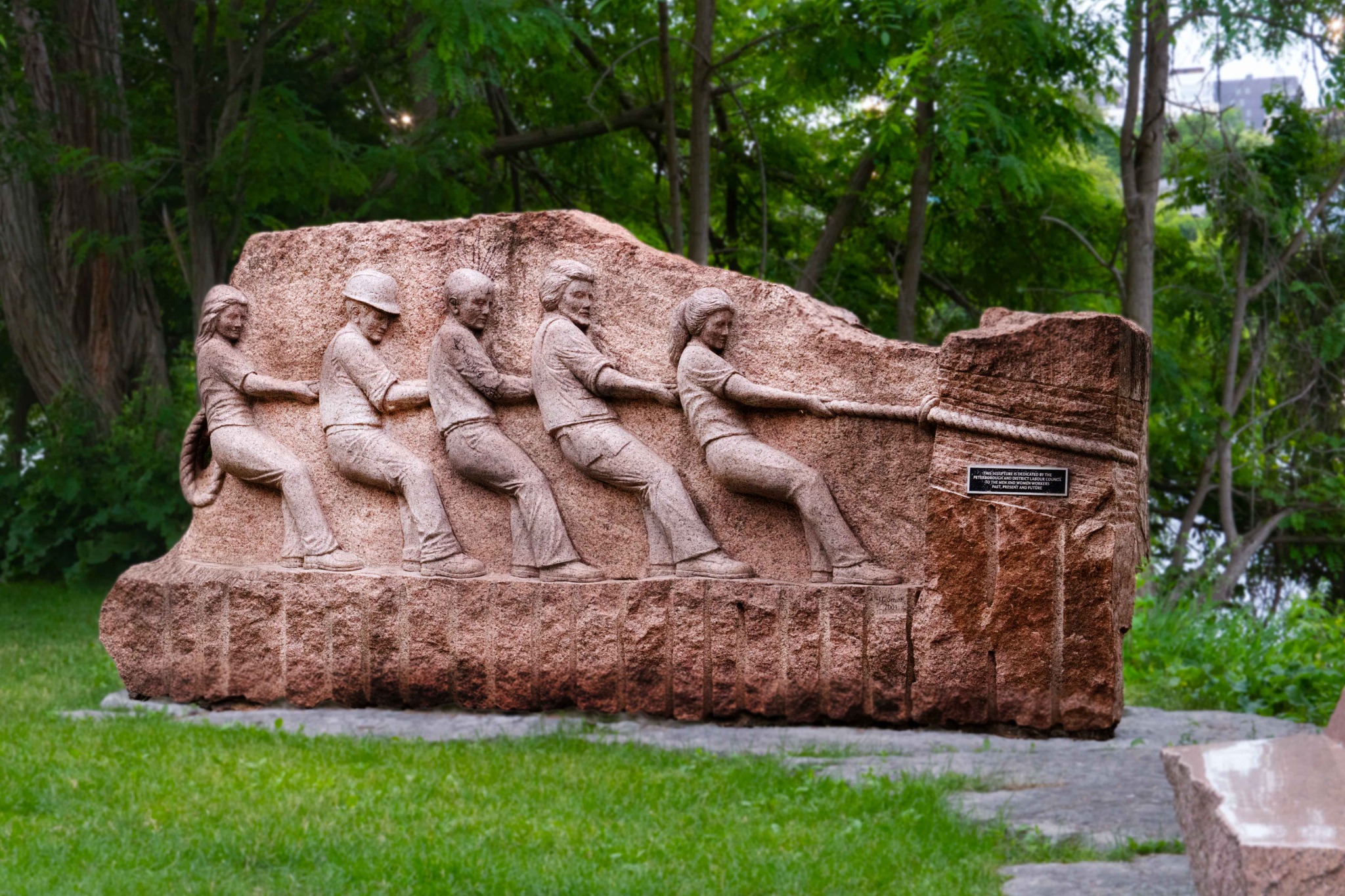 The Union Sculpture documented in Peterborough