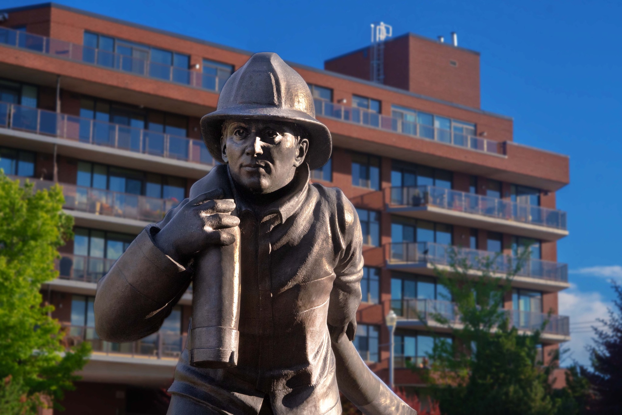 The Fallen Fire Fighter’s Memorial documented in Peterborough