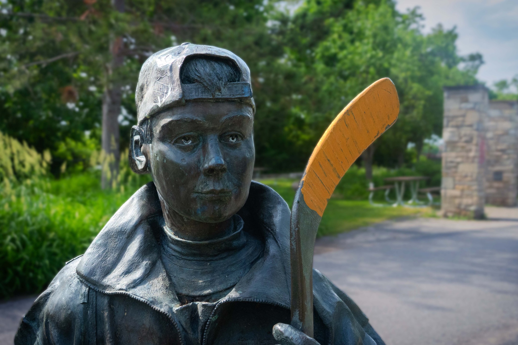 Hockey Player documented in Peterborough