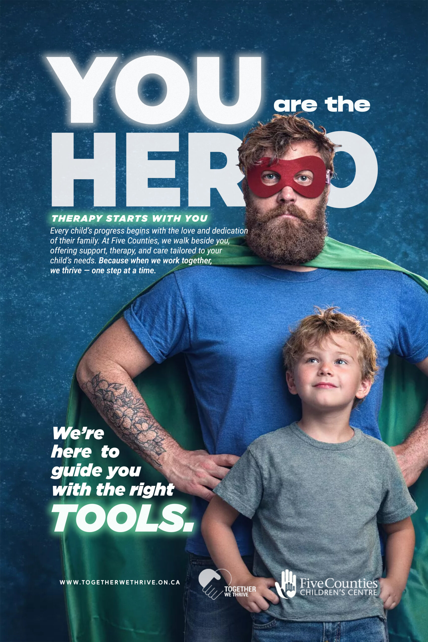 Together We Thrive campaign poster