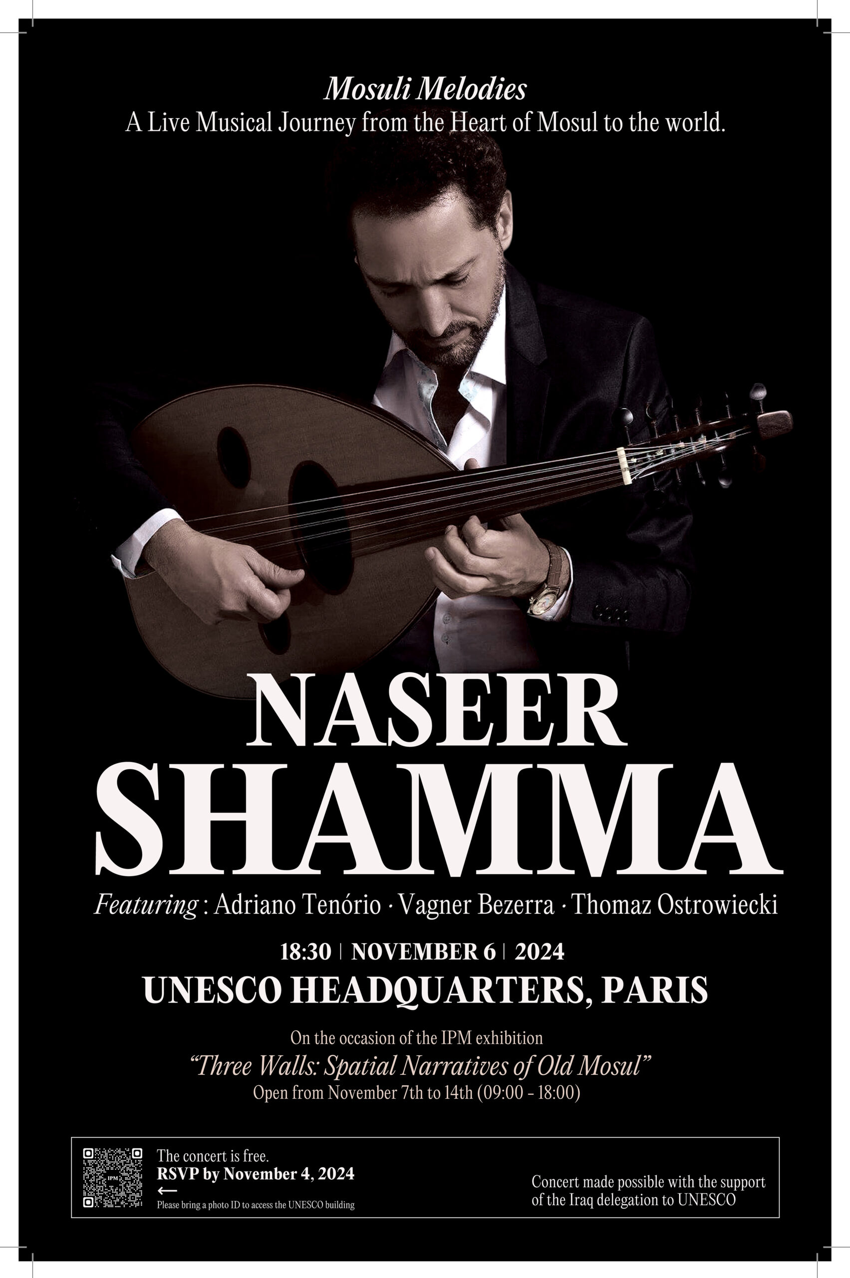 Naseer Shamma concert poster