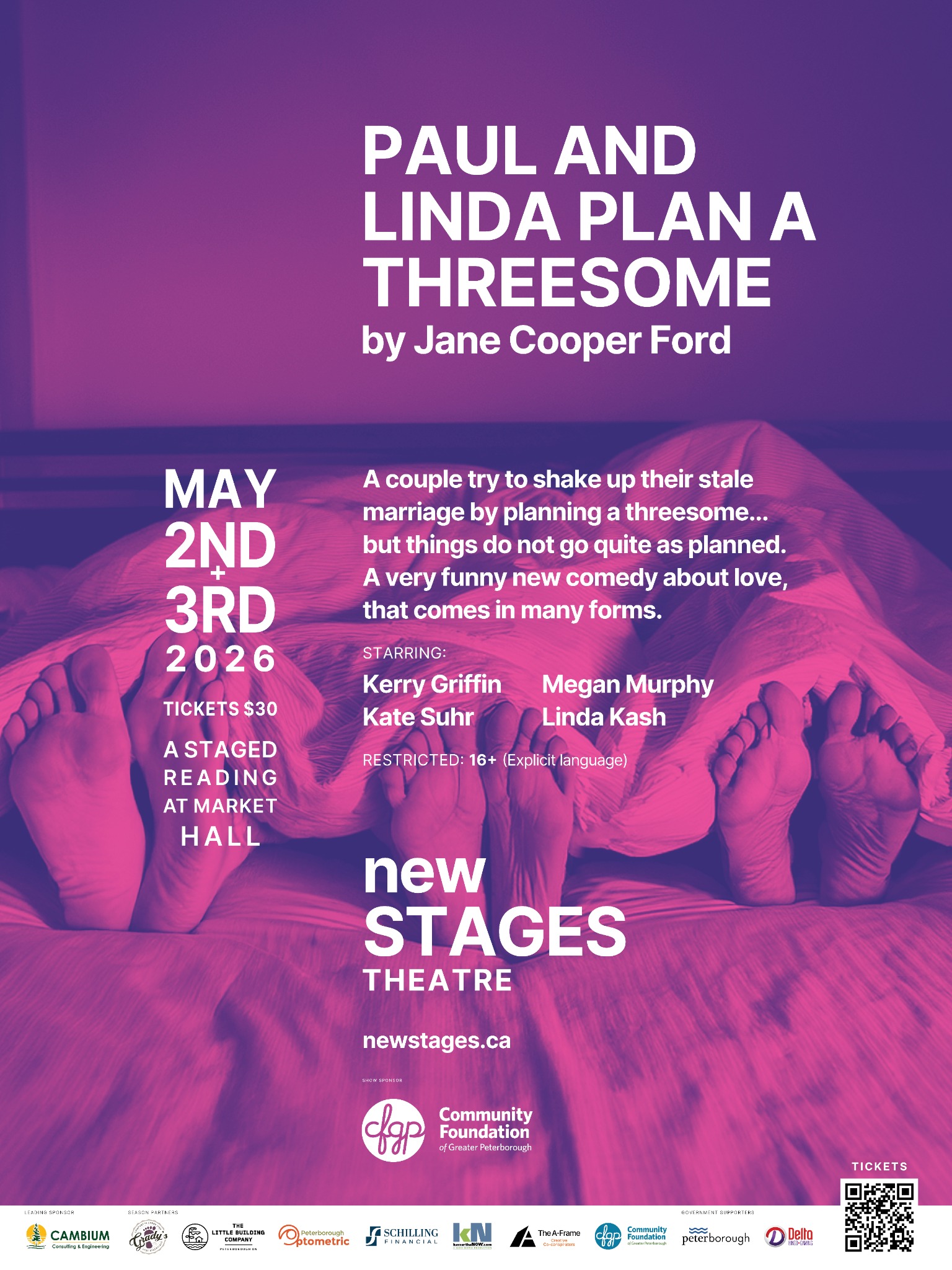 Reference poster for Paul and Linda Plan a Threesome