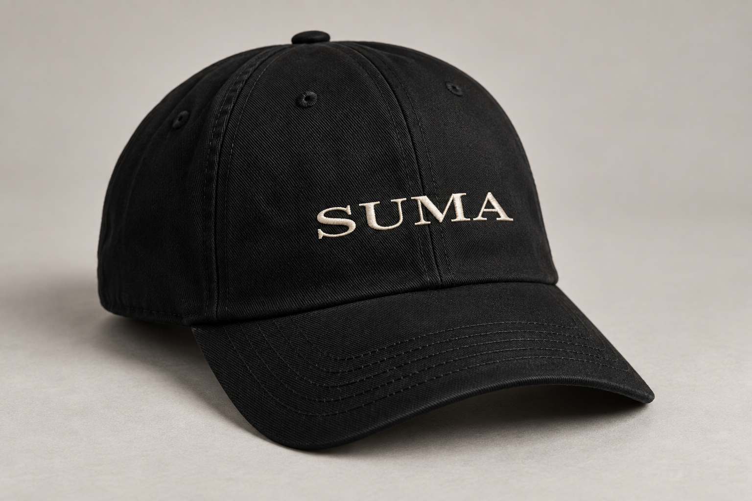 SUMA headwear concept mockup